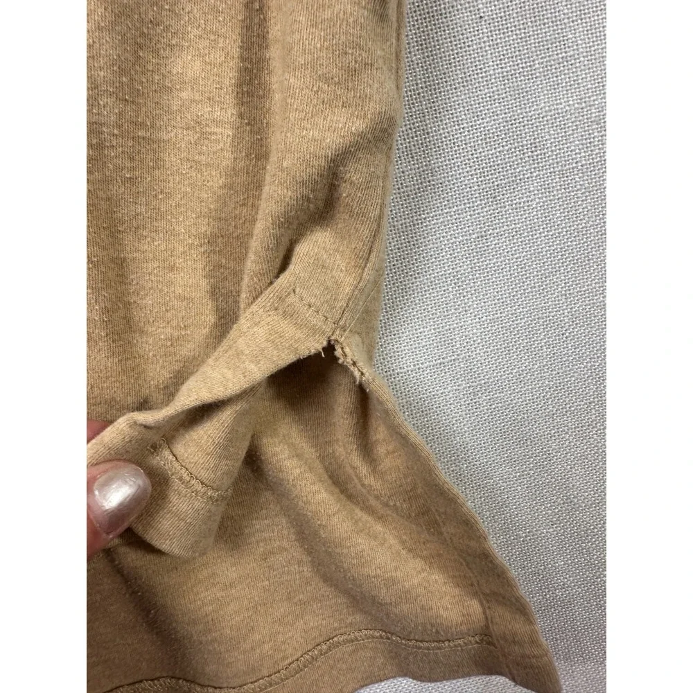 Polo Ralph‎ Lauren Mens XL Tan Khaki Short Sleeve Cotton Polo Shirt Pony Logo